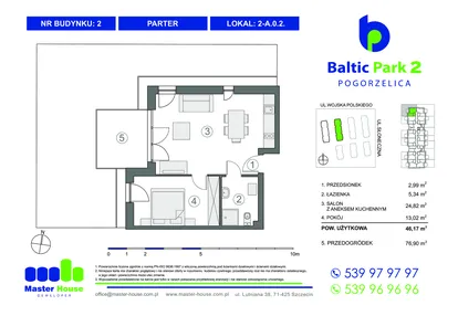 Mieszkanie w inwestycji: Baltic Park 2 Pogorzelica bud. 1 i 2