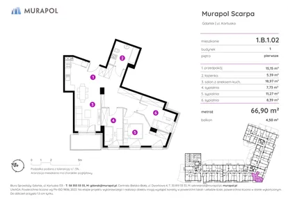 Mieszkanie w inwestycji: Murapol Scarpa
