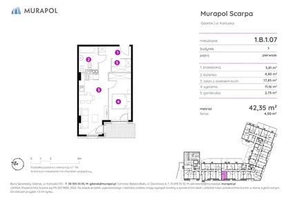 Mieszkanie w inwestycji: Murapol Scarpa