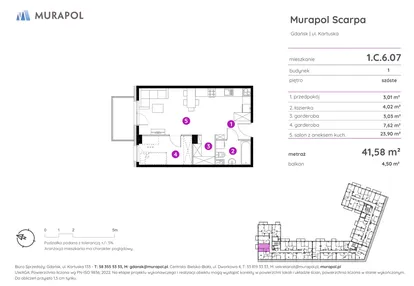 Mieszkanie w inwestycji: Murapol Scarpa