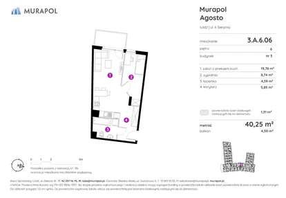 Mieszkanie w inwestycji: Murapol Agosto