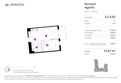 Mieszkanie w inwestycji: Murapol Agosto