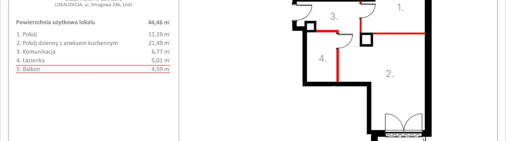 Mieszkanie w inwestycji: Osiedle BLASK - Etap I