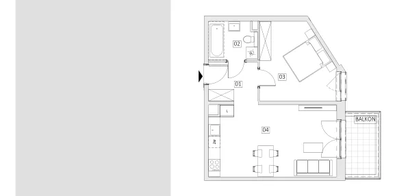 Mieszkanie w inwestycji: Ogrody Geyera Apartamenty