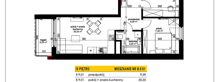 Mieszkanie w inwestycji: Park Moniuszki II C