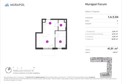 Mieszkanie w inwestycji: Murapol Forum
