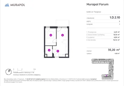Mieszkanie w inwestycji: Murapol Forum