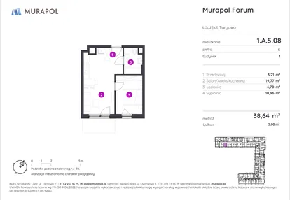 Mieszkanie w inwestycji: Murapol Forum
