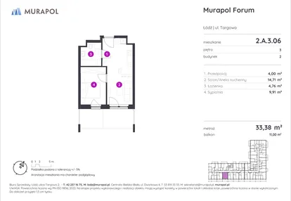 Mieszkanie w inwestycji: Murapol Forum