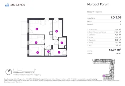 Mieszkanie w inwestycji: Murapol Forum