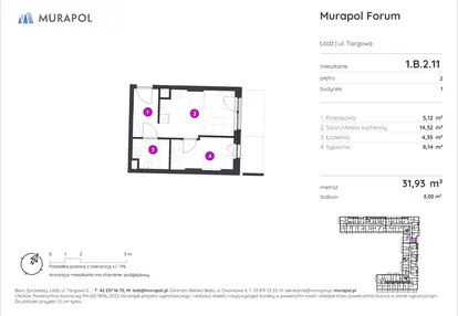 Mieszkanie w inwestycji: Murapol Forum
