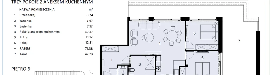 Mieszkanie w inwestycji: Polanki Aqua - budynek E i F