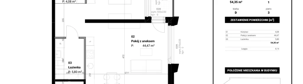 Mieszkanie w inwestycji: Kolejova 1