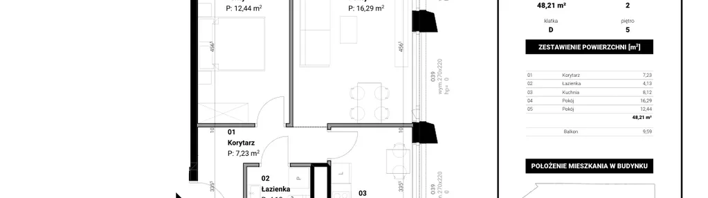 Mieszkanie w inwestycji: Kolejova 1