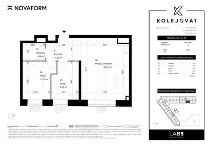 Mieszkanie w inwestycji: Kolejova 1