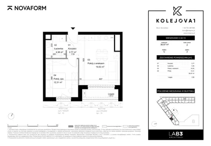 Mieszkanie w inwestycji: Kolejova 1