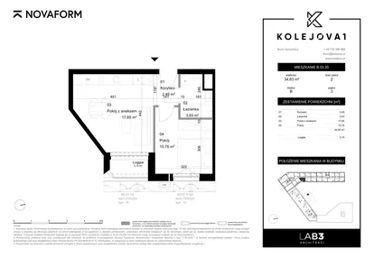 Mieszkanie w inwestycji: Kolejova 1