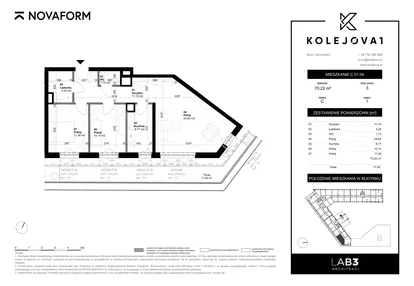 Mieszkanie w inwestycji: Kolejova 1