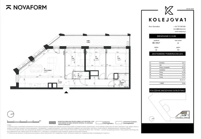 Mieszkanie w inwestycji: Kolejova 1