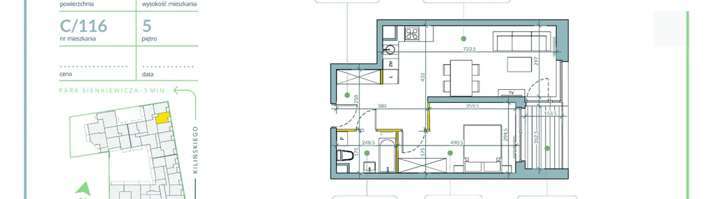 Mieszkanie w inwestycji: Flora Śródmieście