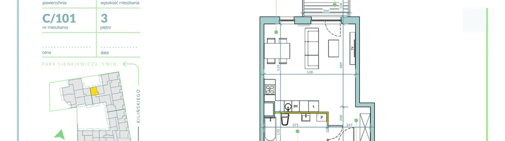 Mieszkanie w inwestycji: Flora Śródmieście