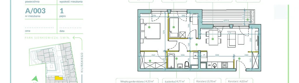 Mieszkanie w inwestycji: Flora Śródmieście
