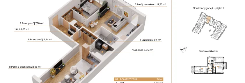 Mieszkanie w inwestycji: Rondo Ceglana etap II