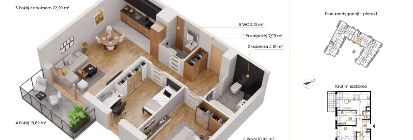 Mieszkanie w inwestycji: Rondo Ceglana etap II