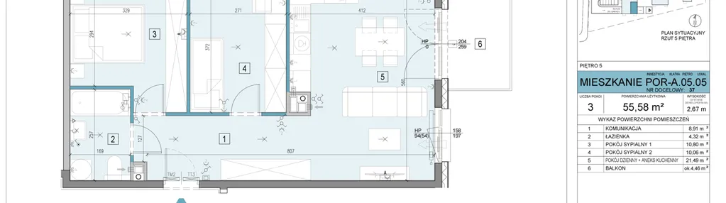 Mieszkanie w inwestycji: Apartamenty Portowa