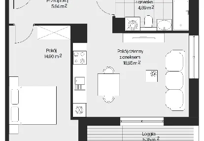 Mieszkanie w inwestycji: Piasta Park VI