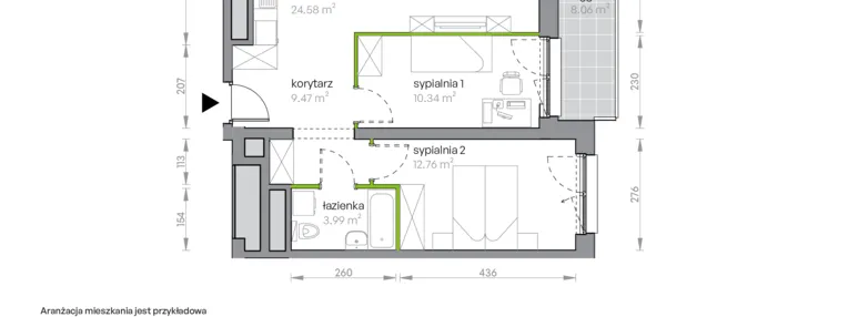 Mieszkanie w inwestycji: Legnicka Vita