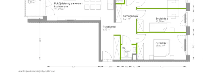 Mieszkanie w inwestycji: Centralna Vita