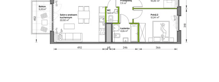 Mieszkanie w inwestycji: Centralna Vita