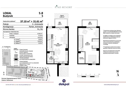 Mieszkanie w inwestycji: Pino Resort