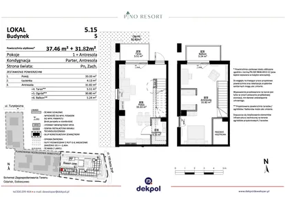 Mieszkanie w inwestycji: Pino Resort