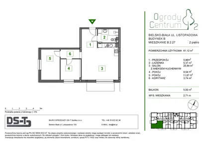 Mieszkanie w inwestycji: Ogrody Centrum 2