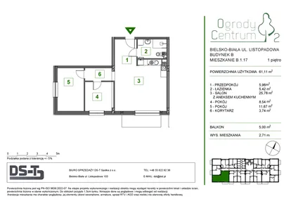 Mieszkanie w inwestycji: Ogrody Centrum 2