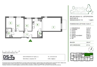 Mieszkanie w inwestycji: Ogrody Centrum 2