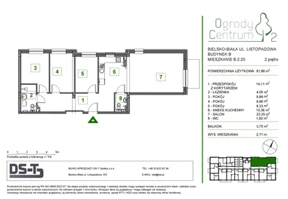 Mieszkanie w inwestycji: Ogrody Centrum 2