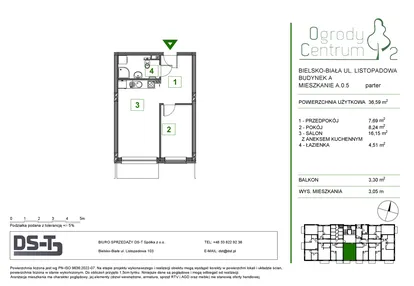 Mieszkanie w inwestycji: Ogrody Centrum 2