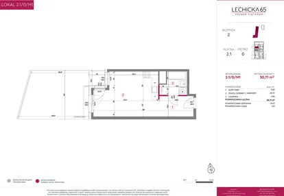 Mieszkanie w inwestycji: Lechicka 65