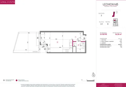Mieszkanie w inwestycji: Lechicka 65