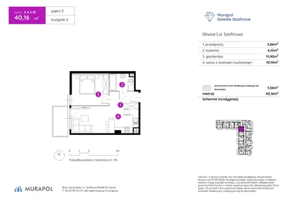Mieszkanie w inwestycji: Murapol Osiedle Szafirove II