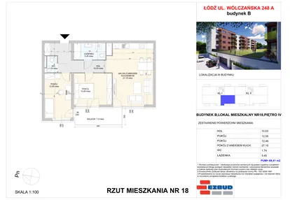 Mieszkanie w inwestycji: Wólczańska 248 - etap II