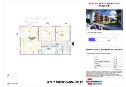 Mieszkanie w inwestycji: Wólczańska 248 - etap II