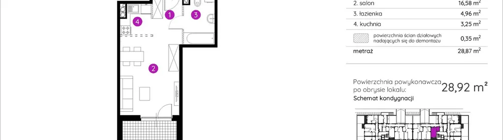 Mieszkanie w inwestycji: Murapol Apartamenty na Wzgórzu - bud. 4 i 5