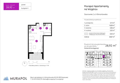 Mieszkanie w inwestycji: Murapol Apartamenty na Wzgórzu - bud. 4 i 5