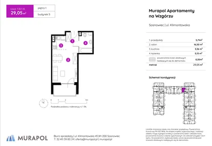 Mieszkanie w inwestycji: Murapol Apartamenty na Wzgórzu - bud. 4 i 5