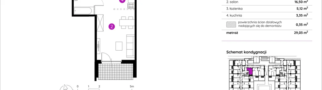 Mieszkanie w inwestycji: Murapol Apartamenty na Wzgórzu - bud. 4 i 5