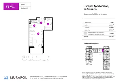 Mieszkanie w inwestycji: Murapol Apartamenty na Wzgórzu - bud. 4 i 5